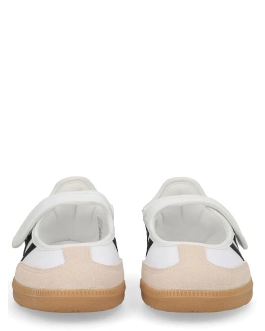 Adidas Originals White "Samba Jane" Sneaker