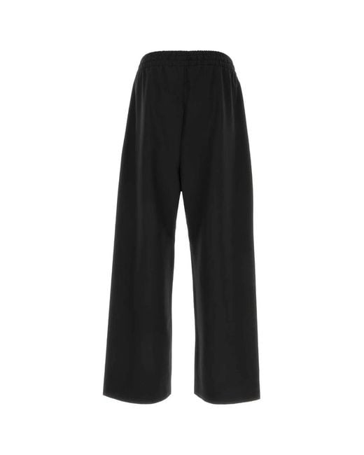 Fear Of God Black Wide Leg Drawstring Pants for men