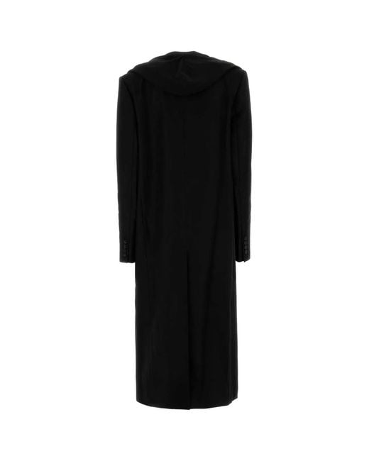 Y. Project Black Cotton Coat