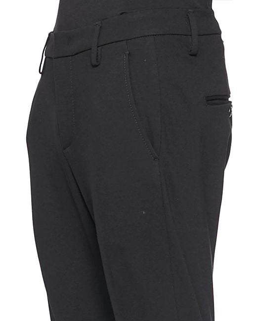 Dondup Black Pantalone Mod. Gaubert for men