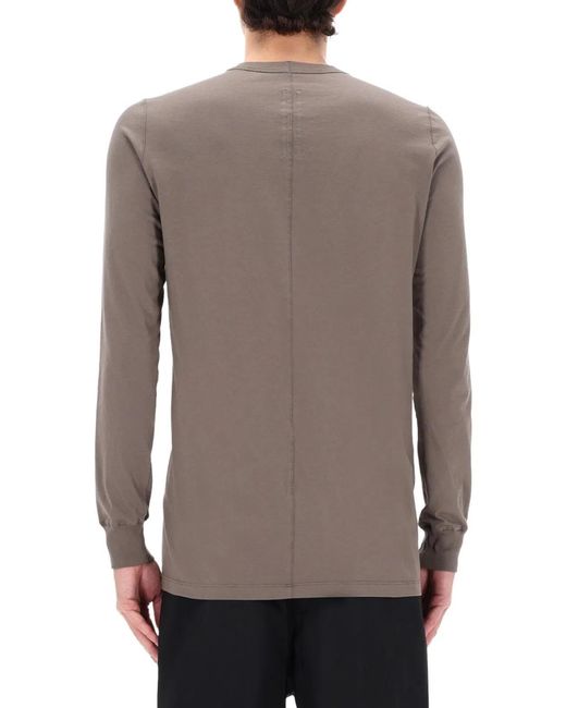 Rick Owens Brown Level Ls T-Shirt for men