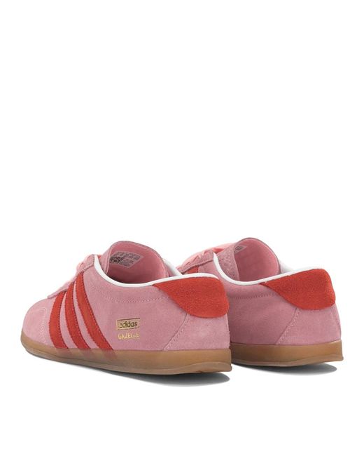 Adidas Originals Pink Gazelle Lo Pro Suede Rubber Sneakers