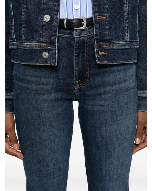 Seven7 Blue The Leggy Bootcut Denim Jeans