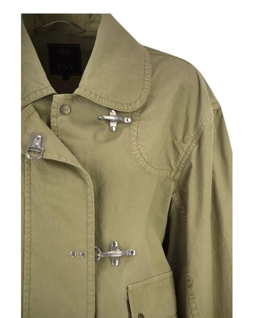 Fay Green 3 Ganci Bomber Jacket