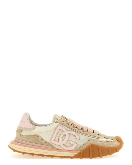 Dolce & Gabbana Natural Dolce & Gabbana 'Dg Athletic' Sneakers