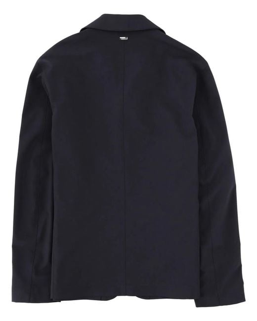 Herno Blue Shirt Collar Jacket for men