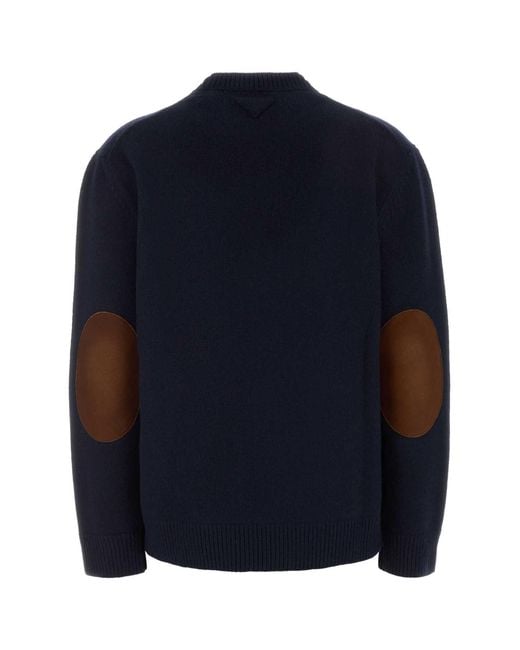 Prada Blue Wool Sweater