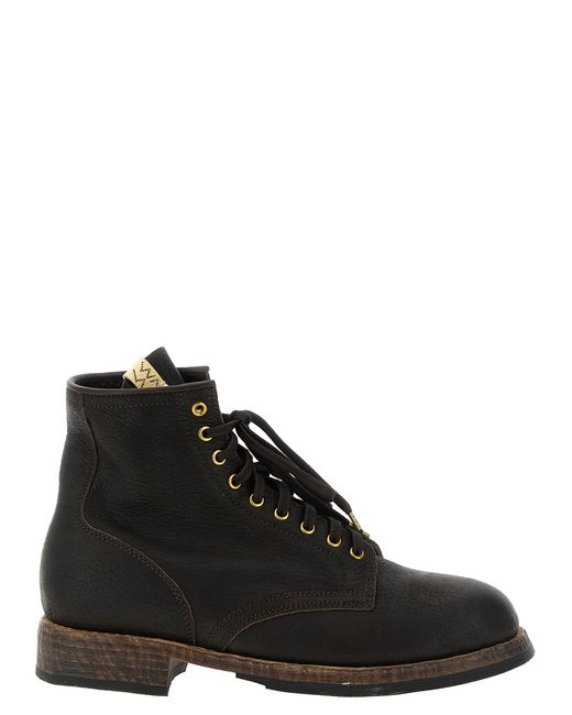 Visvim Black 'Brigadier' Ankle Boots for men