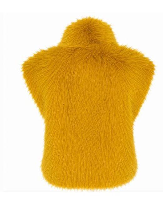 Pinko Yellow Polyester Jacket