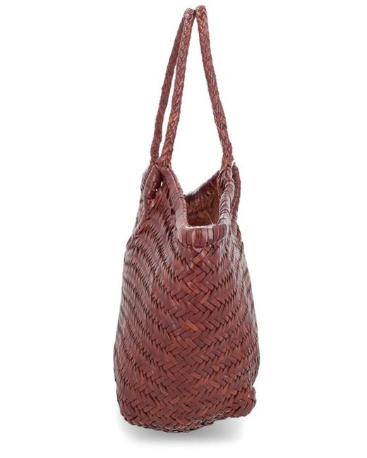 Dragon Diffusion Red Borsa "Nantucket Basket" Large