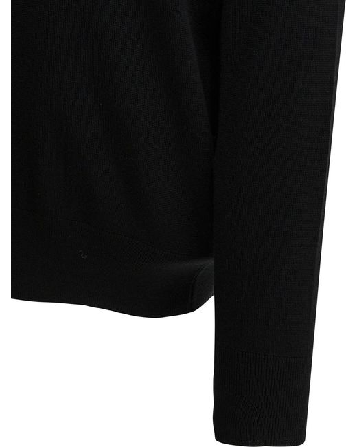 AMI Black Wool Knitwear for men