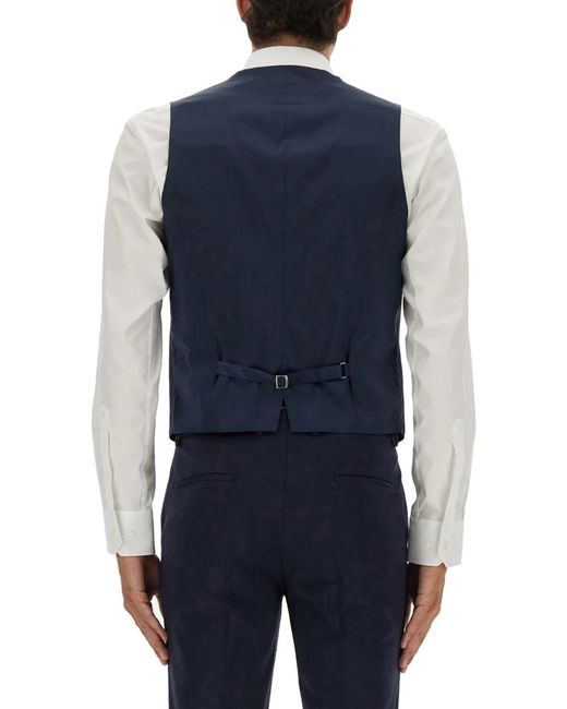 HUGO Blue Slim Fit Vest for men