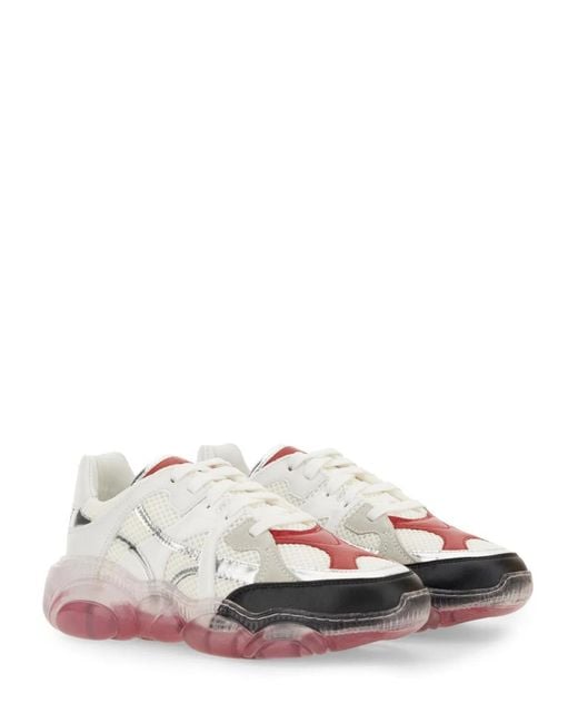 Moschino Couture White Teddy Sneaker