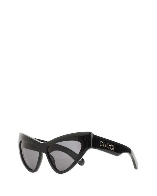 Gucci Black Acetate Sunglasses