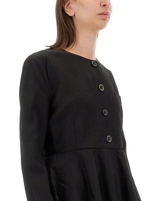 Uma Wang Black Viscose Blend Koney Jacket