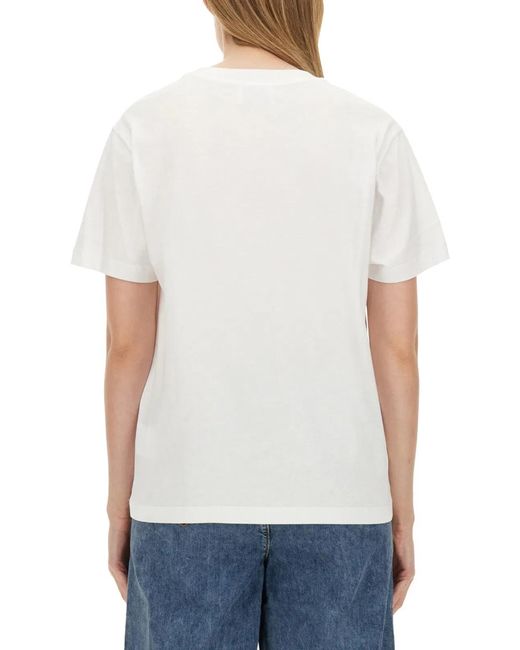 Moschino White T-Shirt With Logo