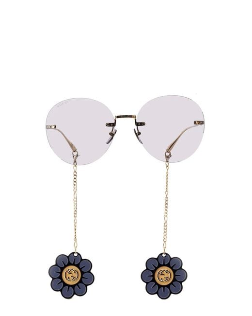Gucci White Sunglasses