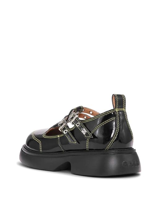 Ganni Black Everyday Butterfly Mary Jane