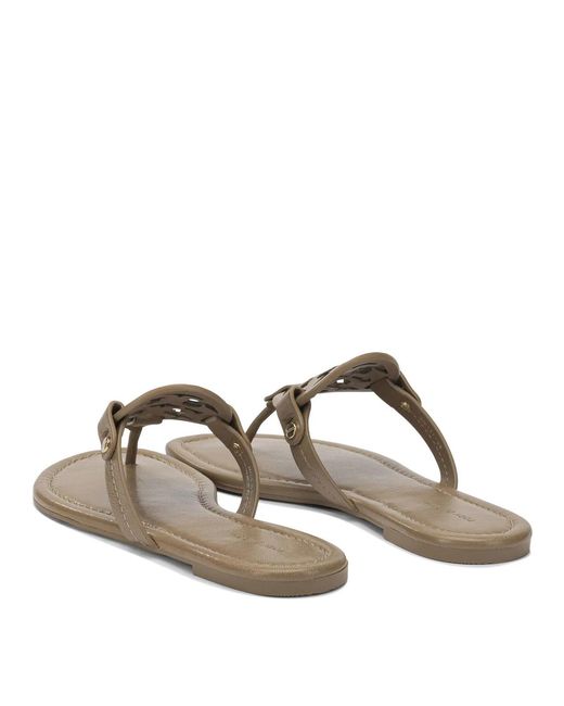 Tory Burch Brown Leather Sandals