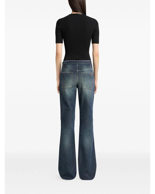 Courreges Blue Courregès Vintage Denim Flare Pants