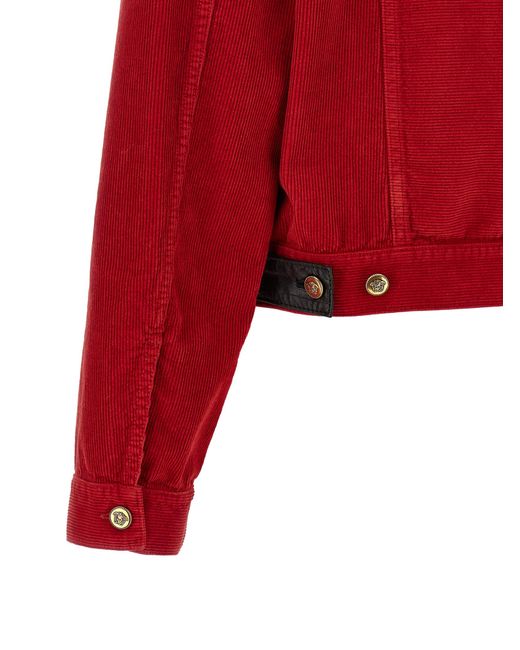 Versace Red Corduroy Jacket