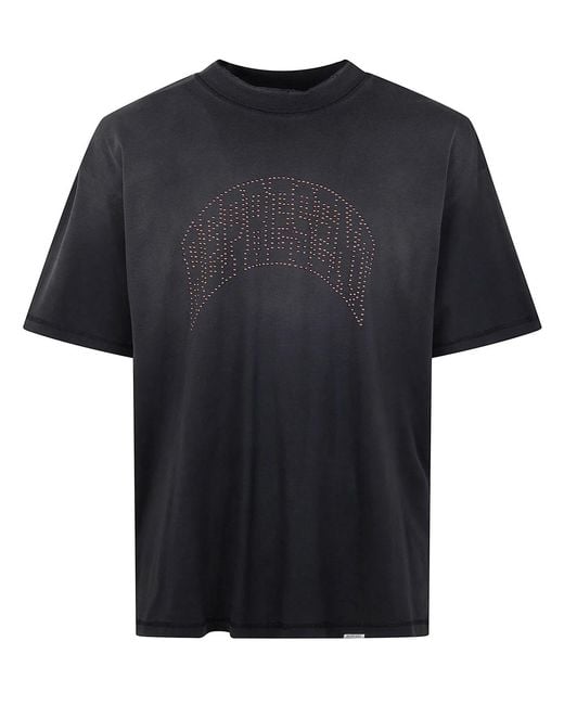 Represent Black "Embellished T-Shirt for men