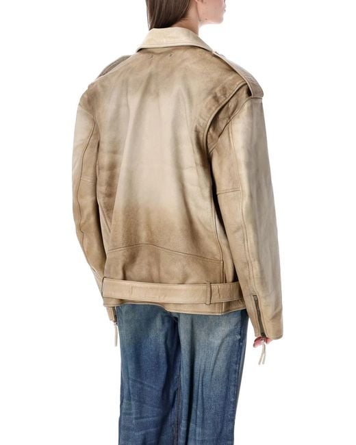 Golden Goose Deluxe Brand Natural Leather Phoebe Jacket