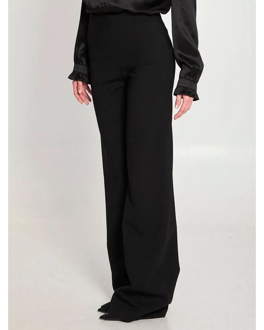 Gucci Black Technical Stretch Wool Trousers