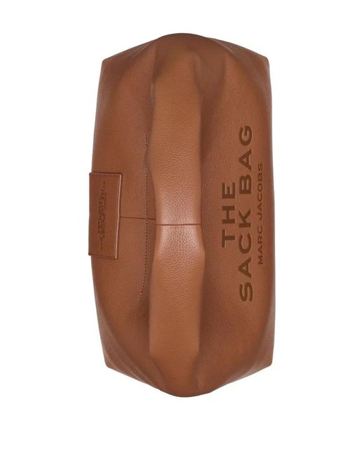 Marc Jacobs Brown The Sack Leather Handbag