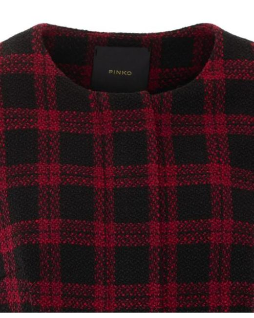 Pinko Red Polyester Jacket
