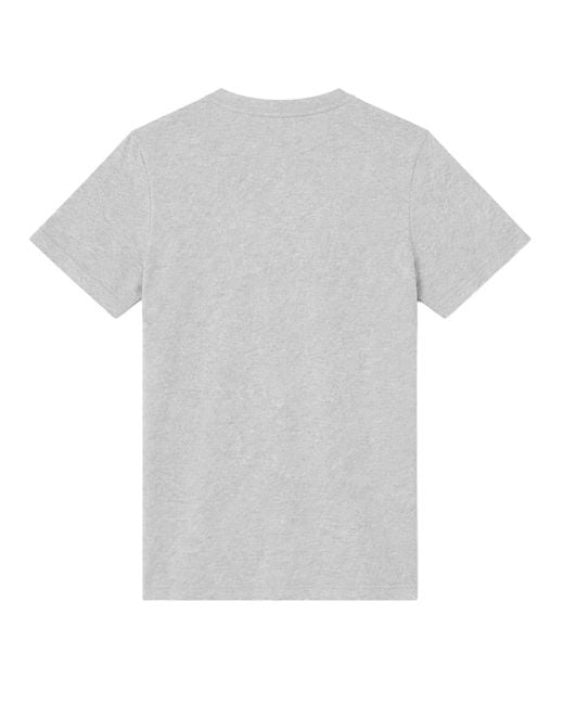 Ganni Gray T-Shirt With Logo
