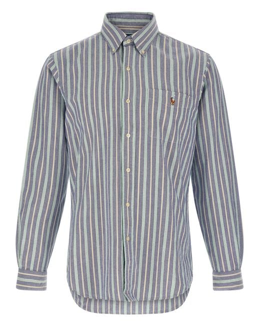 Polo Ralph Lauren Blue Cotton Blouse for men