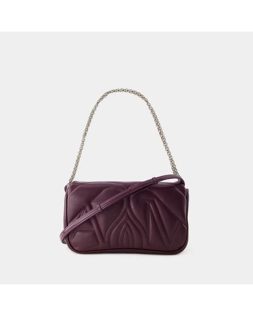 McQueen Purple The Seal Small Bag
