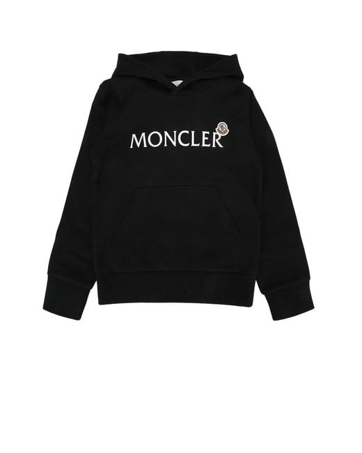 Moncler Black Jr Hoodie Sweater