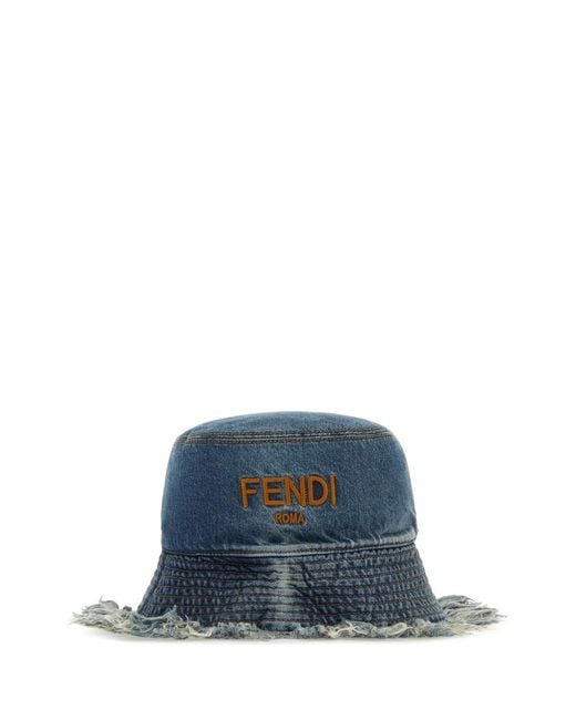 Fendi Blue Cappello for men