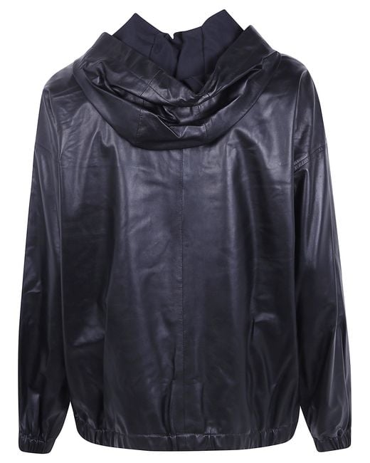Arma Blue "Guisy" Lamb Easy Jacket