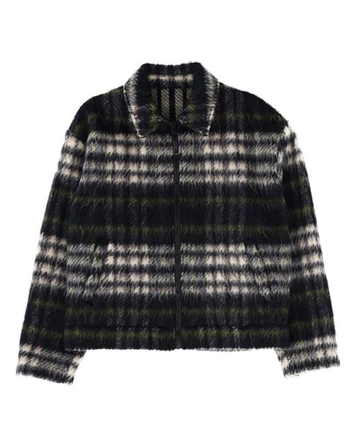 MSGM Black Pile Jacket for men