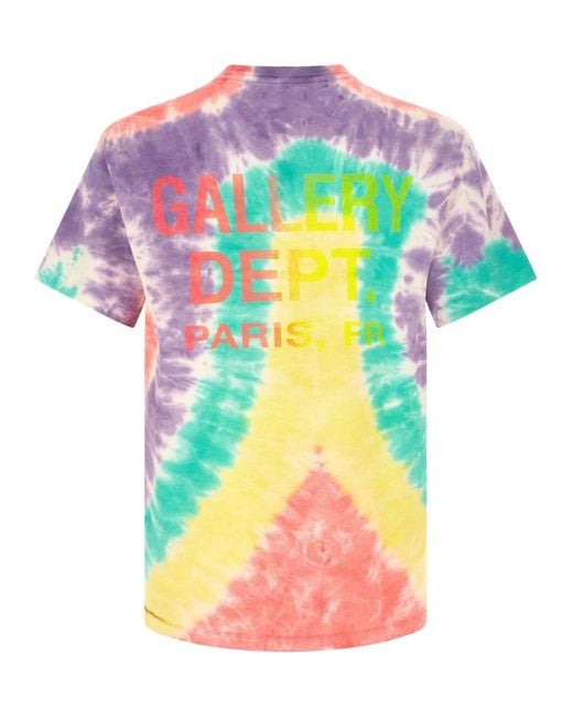 GALLERY DEPT. Gray 'Peace Tie Dye' T-Shirt for men