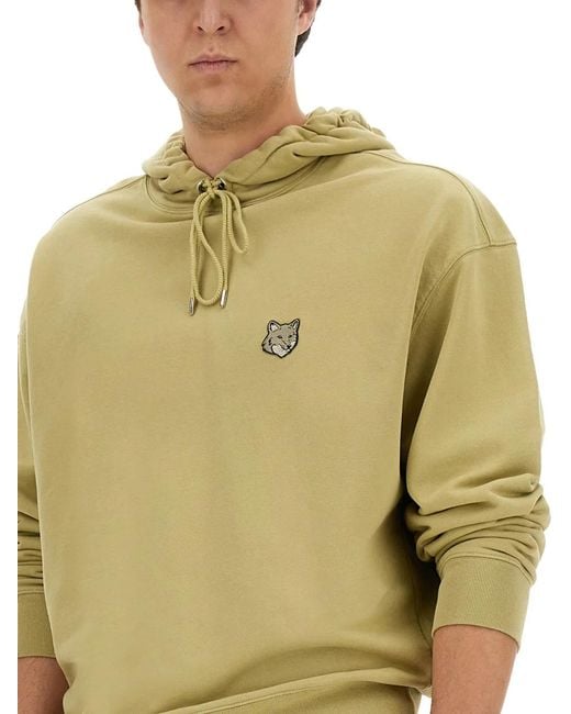 Maison Kitsuné Green Maison Kitsuné Oversized Hoodie for men