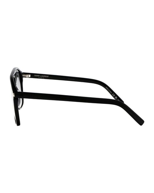 Saint Laurent Black Sunglasses Sl 596 Dune 006/14/145