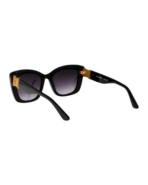 Karl Lagerfeld Black Acetate Sunglasses