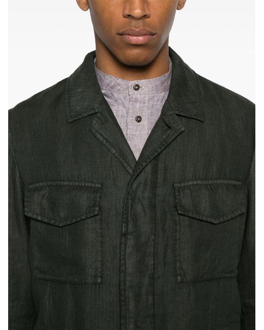 Boglioli Green 100% Linen Flax Jacket for men