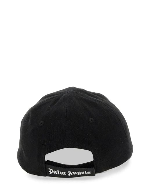 Palm Angels Black Cappello Da Baseball for men