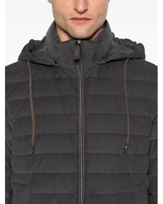 Herno Gray Cotton Cazadora for men