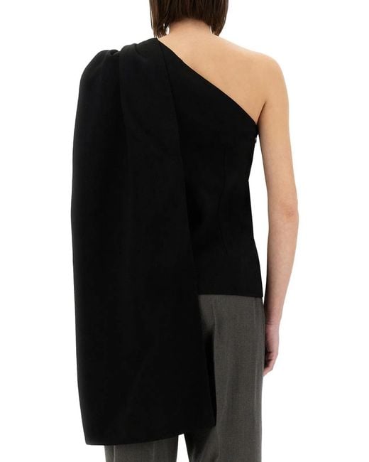 Bottega Veneta Black Crepe Tops