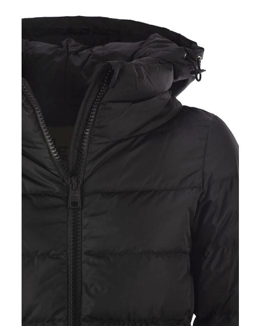 Herno Black Medium Down Jacket With Hood
