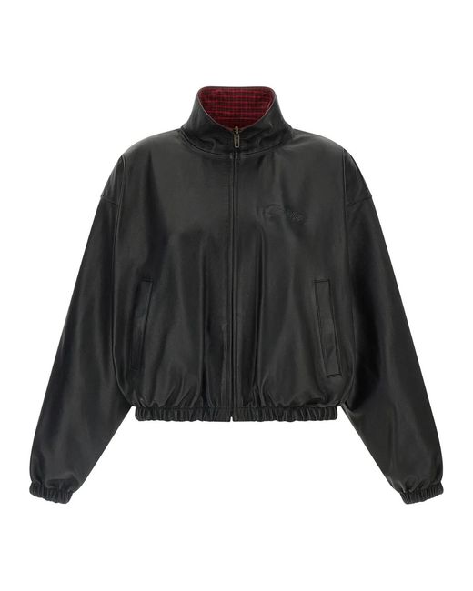 Balenciaga Black Reversible Leather Jacket
