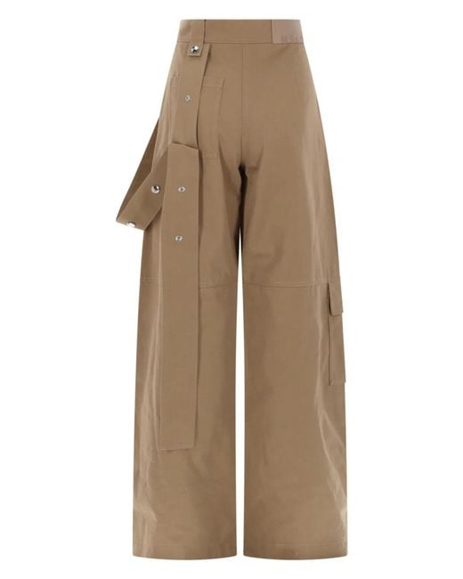 MSGM Natural Pantalone Dritto