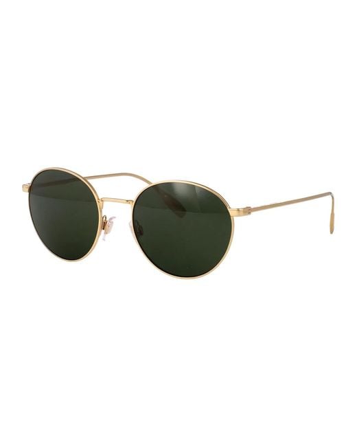 Polo Ralph Lauren Green Metal Sunglasses for men