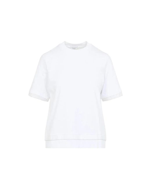 Peserico White Cotton T-Shirt
